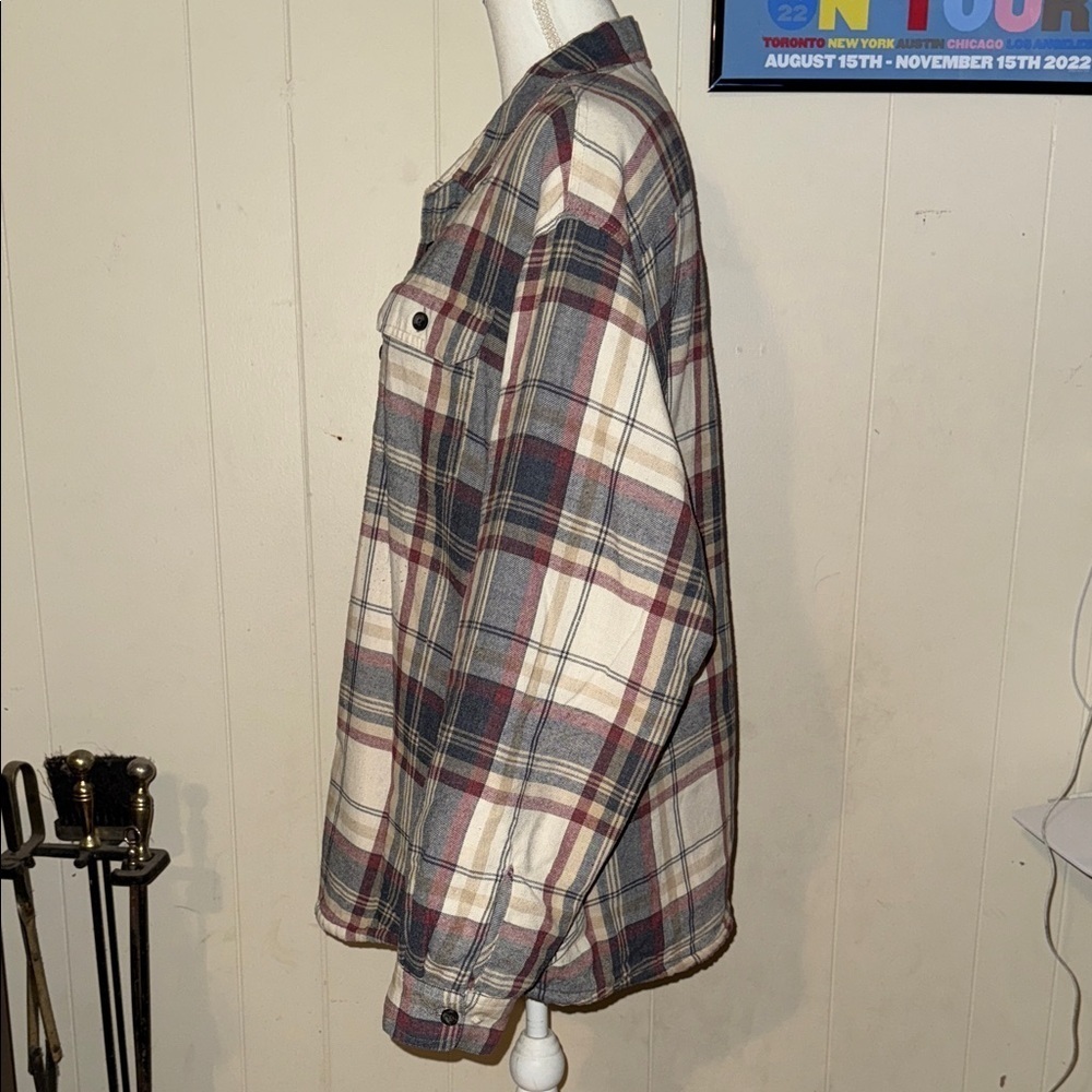 Wrangler Plaid Shirt Jacket XL - Picture 5 of 10